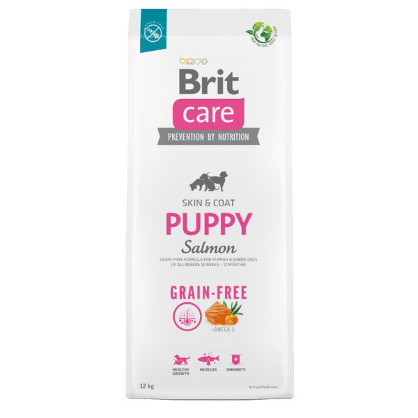 BRIT CARE DOG GRAIN-FREE PUPPY SALMON 12KG - CACHORRO LIBRE DE GRANOS SALMON