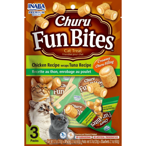 CHURU GATO FUN BITES POLLO CON AT?N