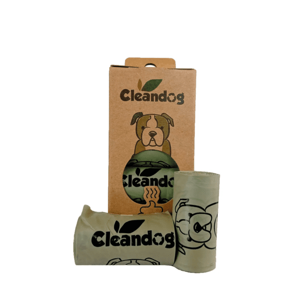 CLEANDOG BOLSAS BIODEGRADABLE 8 ROLLOS 120 UNIDADES - Imagen 2