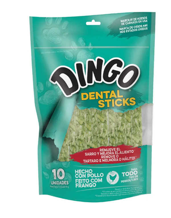 DINGO DENTAL STICKS 10 UNIDADES 90 GRS