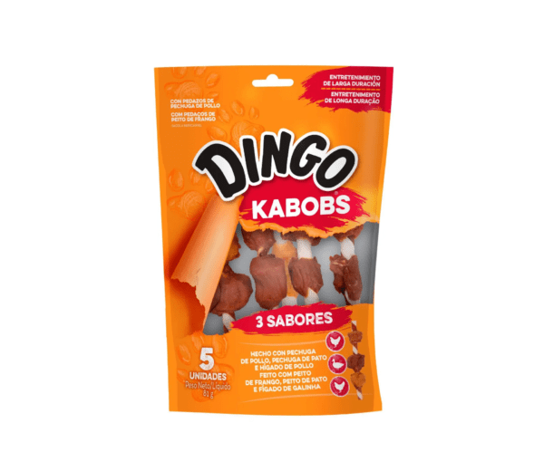 DINGO TRIPLE FLAVOR KABOB 5 PK - BROCHETA TRIPLE SABOR