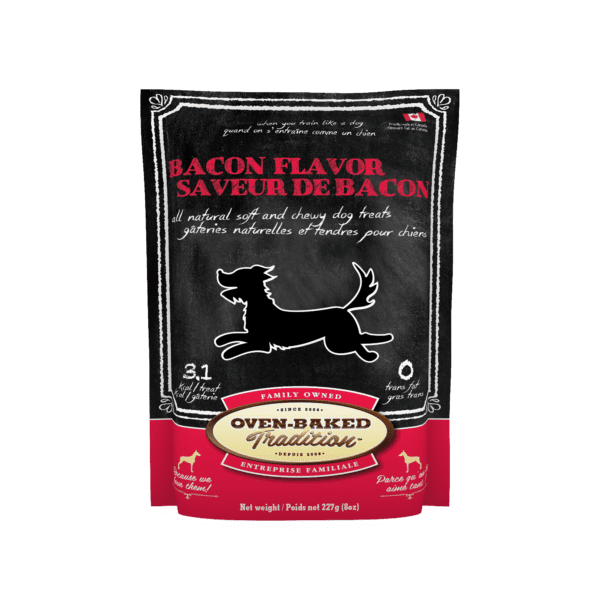 OVEN BAKED DOG TREAT BACON 227 G (8 oz) - SNACK PERRO TOCINO