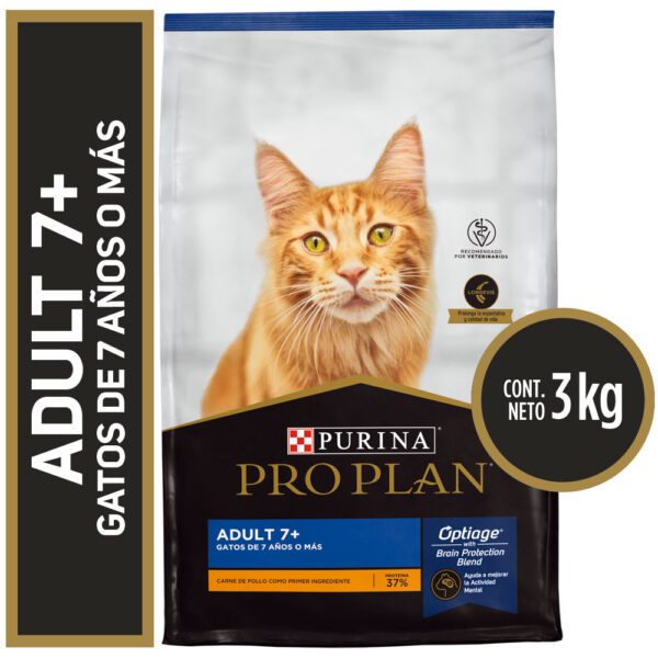 PROPLAN ADULT CAT 7+ GATO SENIOR 3KG