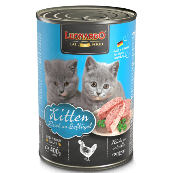 LEONARDO LATA QUALITY SELECTION KITTEN 400GR