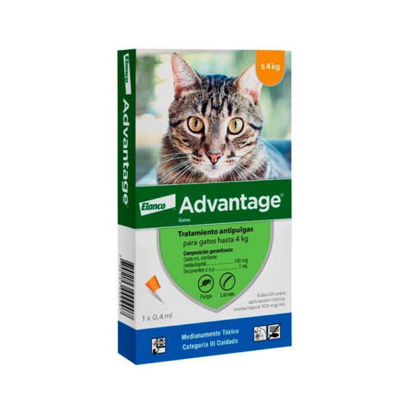 ADVANTAGE GATO HASTA 4 KG