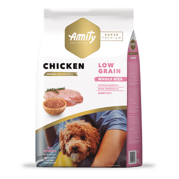 AMITY DOG LOW GRAIN CHICKEN 4KG