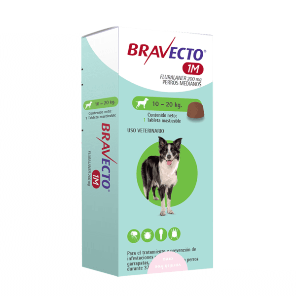 BRAVECTO PERRO 1M (10 - 20 KG)